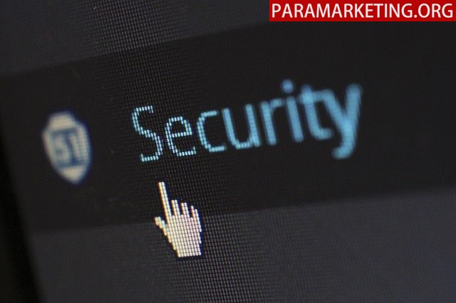 A security button in WordPress