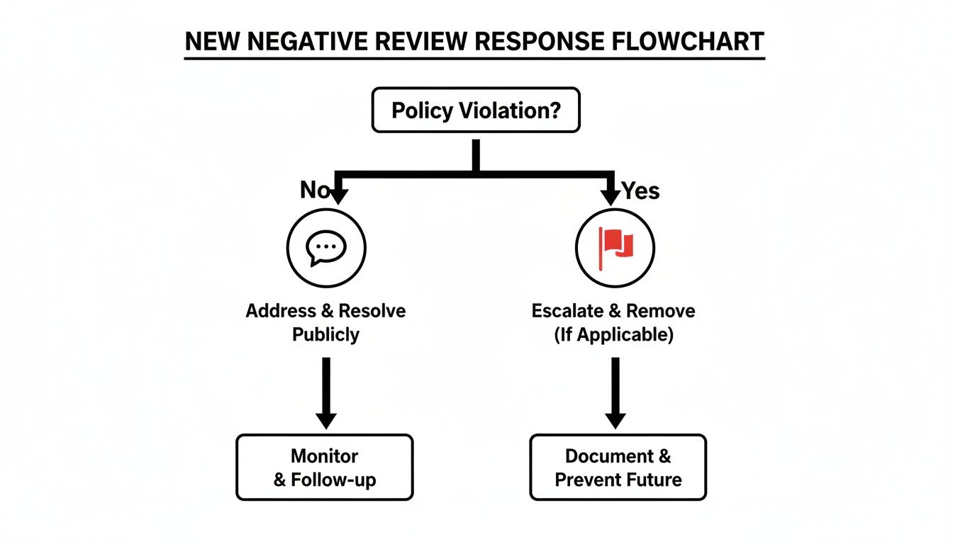 How to remove review on google and safeguard your business reputation 2 remove-review-on-google-review-flowchart
