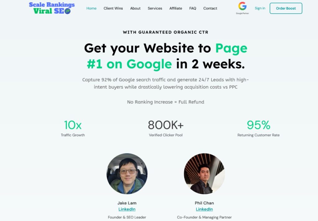 Scale Rankings - SEO Traffic Services